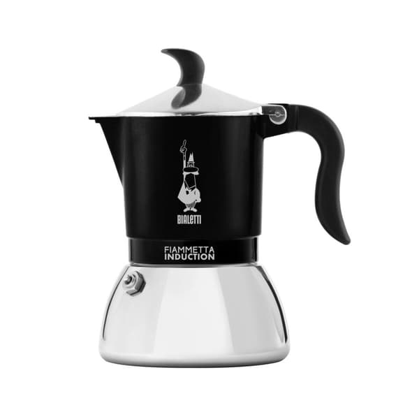 Italiensk Kaffepanna Bialetti FIAMMETTA Svart Rostfritt stål 2 Csészék