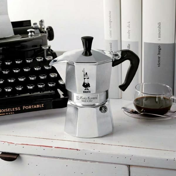 Italian Kaffekanne Bialetti 0001161 Sølv 60 ml