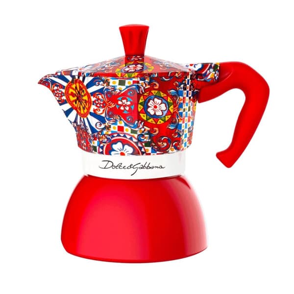 Italiensk Kaffekande Bialetti D&G RED 4T Rød Rustfrit stål 4 Skodelice