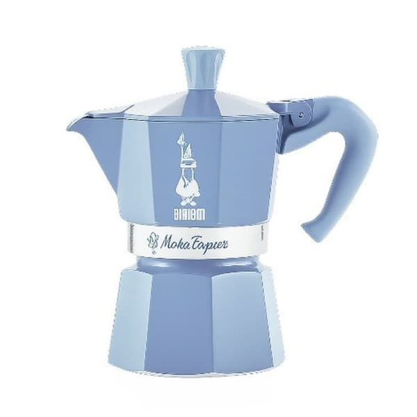 Italiensk Kaffekande Bialetti Blå Aluminium Termoplastisk 3 Skodelice