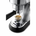 Miniatyrbillede 3 af 5: Hurtig manuel kaffemaskine DeLonghi EC 685.M Sort metal Sølvfarvet Stål 1 L 1,1 L
