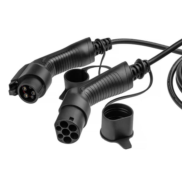 GREENCELL Laddkabel Elbil EV19 Typ1 7m 3.6kW 16A 1-FAS Svart IP55