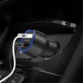 Miniatyrbild 4 av 4: Laddare Bil - Samsung - Universell - 2 USB-portar - 2A - Svart