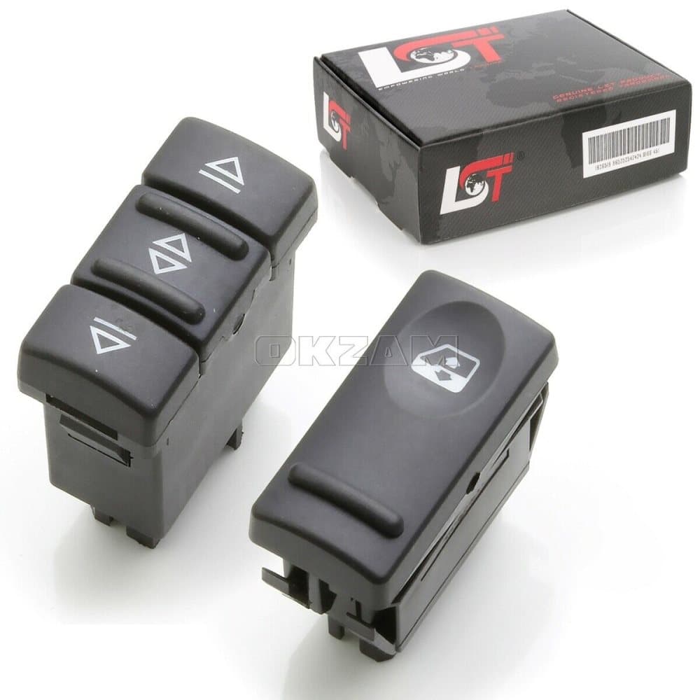 ELECTRIC Window fonster CONTROL Switch Koppla BUTTON Front Framre Left Vanster RIGHT FOR RENAULT 19
