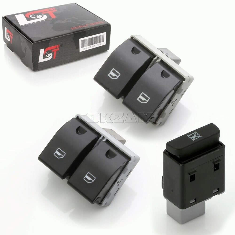 ELECTRIC Window fonster AND LOCK Switch Koppla Front Framre RIGHT FOR VW POLO 9N
