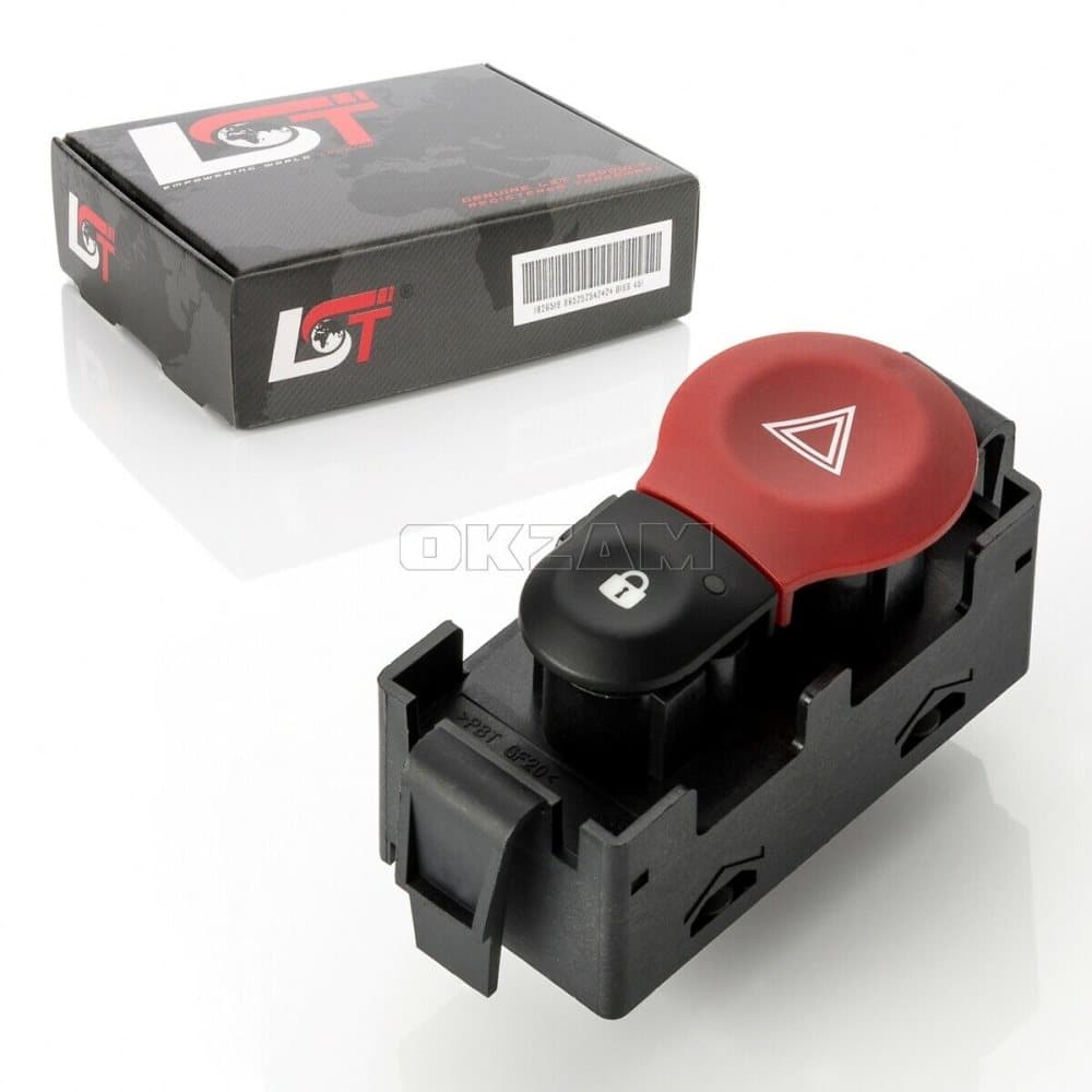 HAZARD WARNING INDICATORS LIGHT Switch Koppla FOR RENAULT KANGOO 2 II