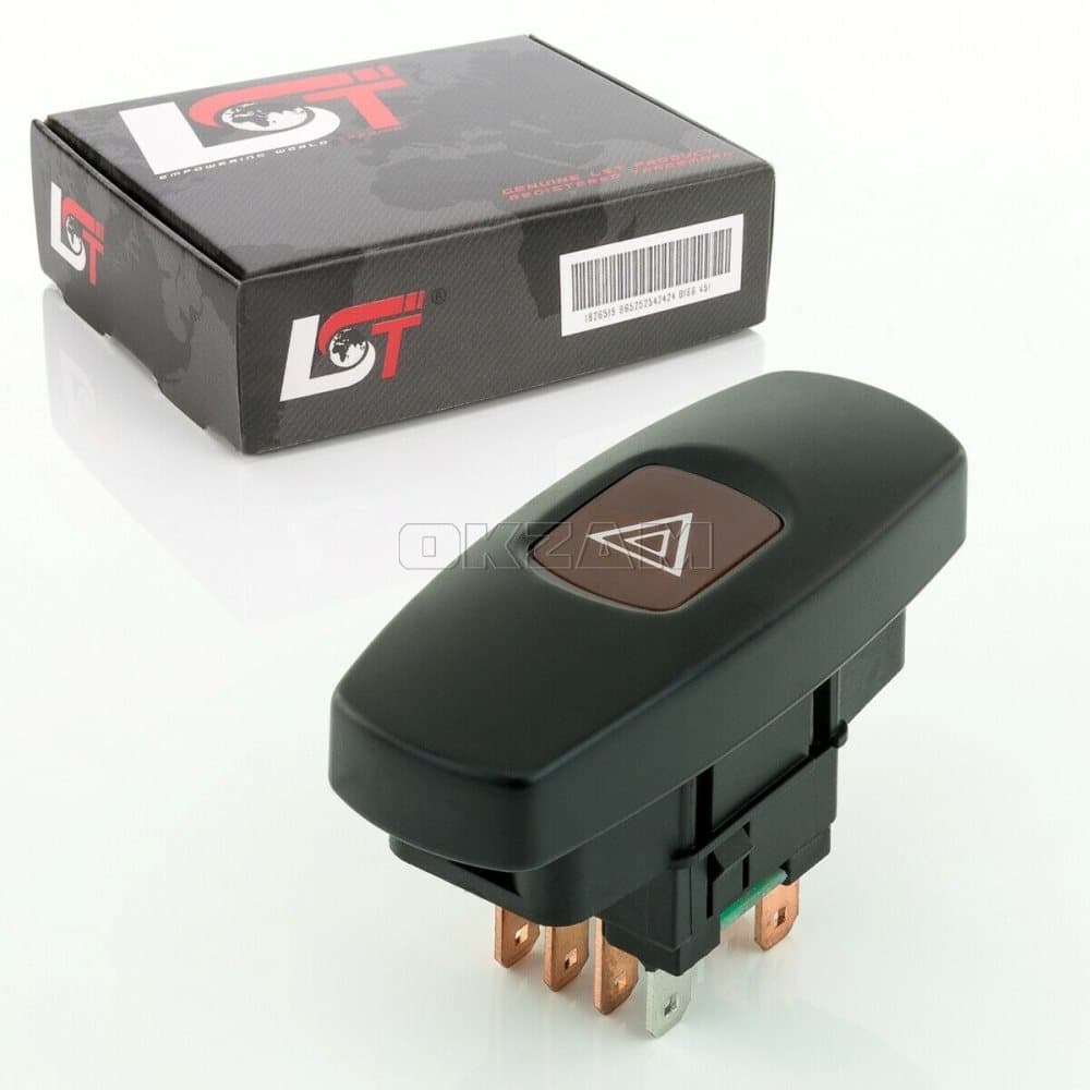 HAZARD WARNING INDICATOR LIGHT Switch Koppla BUTTON FOR FIAT MAREA 185 1996-2002