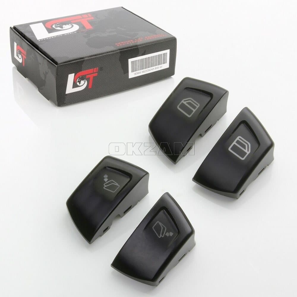 4 x Window fonster Switch Koppla Front Framre PANEL BUTTON COVERS FOR MERCEDES-BENZ VITO W639