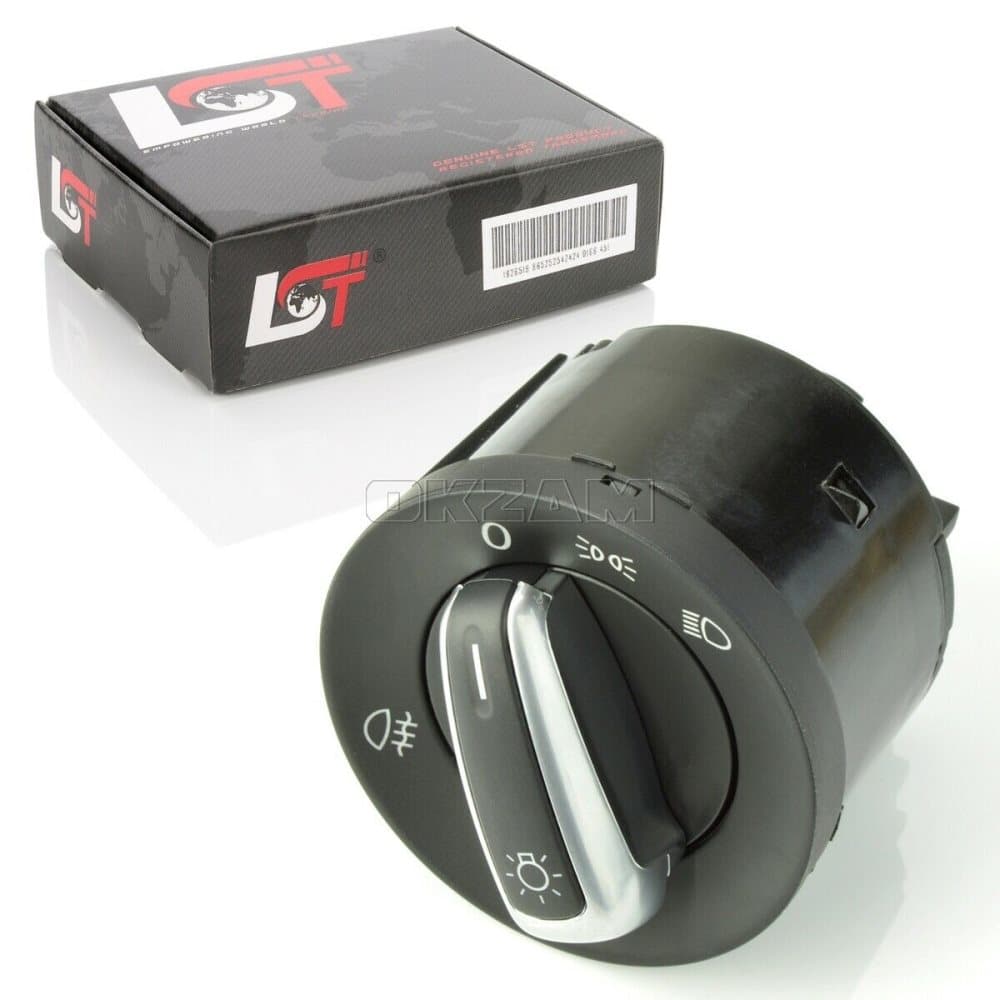 HEADLIGHT Switch Koppla WITH CHROME DETAIL FOR VW JETTA IV PASSAT 3C SCIROCCO