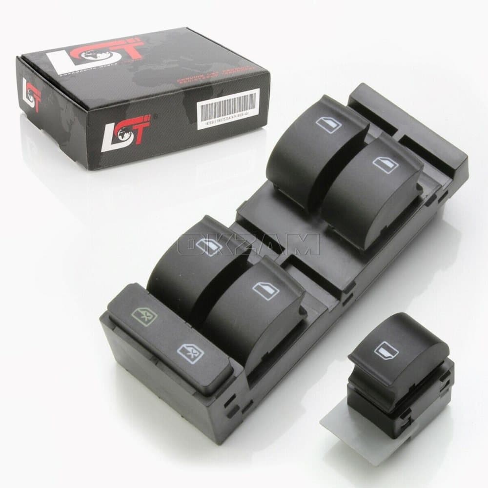 ELECTRIC Window fonster AUTOMATIC CONTROL Switch Koppla BUTTON Left Vanster + RIGHT FOR AUDI A6 4B C5