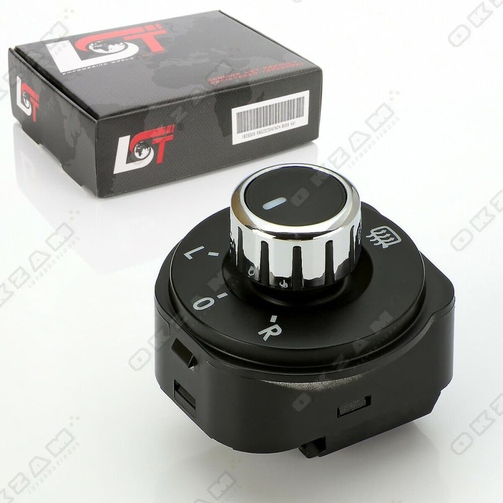 ELECTRIC MIRROR ADJUSTER Switch Koppla CHROME FOR VW POLO 6R 6RD959565B *NEW*