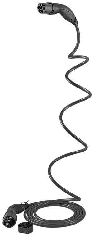 HELIX® latauskaapeli Tyyppi 2, enintään 7,4 kW, m, musta