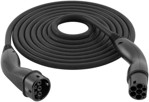 HELIX® ladekabel Type 2, opptil 7,4 kW, m, sort
