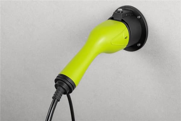 Väggfäste för laddkabel Typ 2 för elfordon