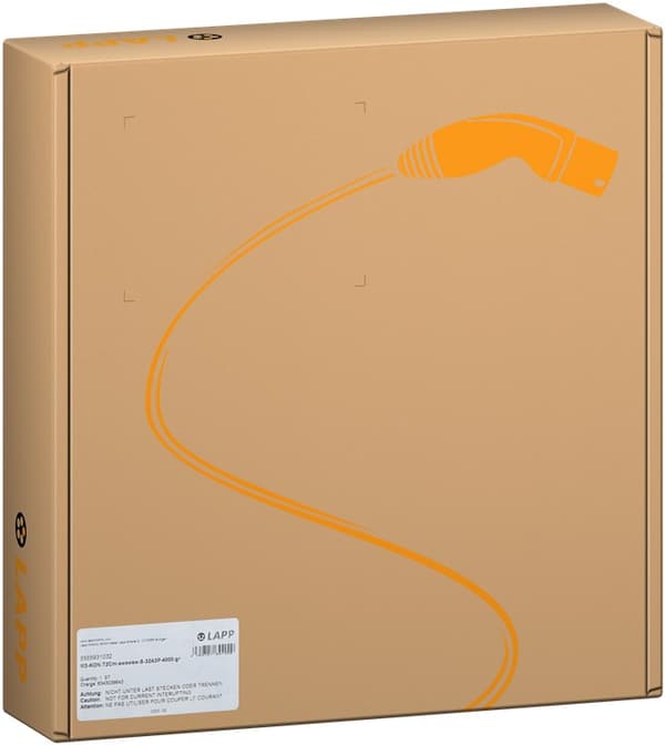 HELIX® ladekabel Type 2, opptil 7,4 kW, m, oransje