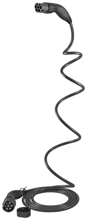 HELIX® latauskaapeli Tyyppi 2, enintään 22 kW, m, musta