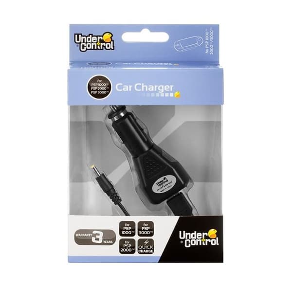 Adapter - PSP - Bil - Universell - Tändstift - Svart