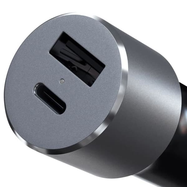 Laddare för bil - Satechi - 72W - USB-C PD - USB - Integrerad LED-indikator