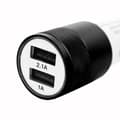 Miniatyrbild 3 av 4: Samsung Galaxy A20s USB Cigarettändare Laddare Svart Dubbla portar Ultrasnabb USB X2 billaddare 12-24V