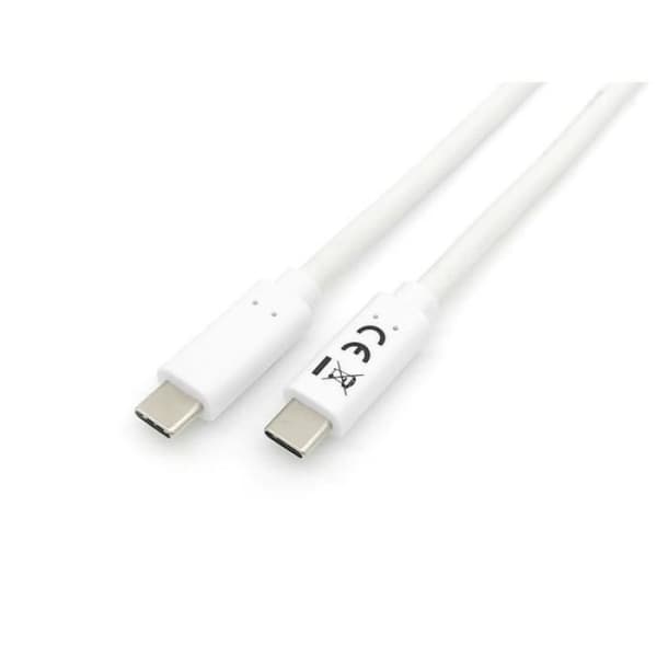 utrusta - USB-kabel - USB-C (M) till USB-C (M) - USB 3.2 - 3 A - 2 m - vikt - 128362