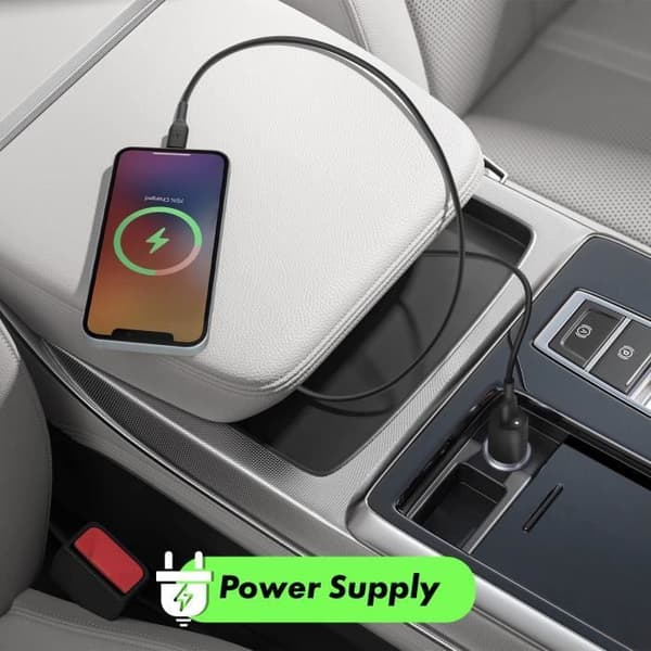 USB-C-tändaruttag - BELKIN - BoostCharge - 30W - Lightning-kabel 1m - Svart