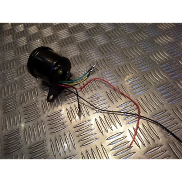 universal elektrisk varvräknare svart anpassningsbar skoter motorcykel fyrhjuling