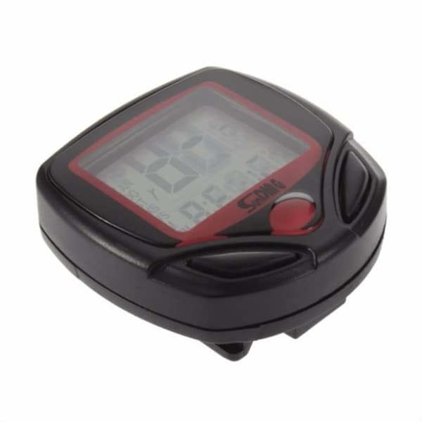 hastighetsmätare cykel motorcykel skoter lcd digital temperaturanpassningsbar universal 15 funktioner