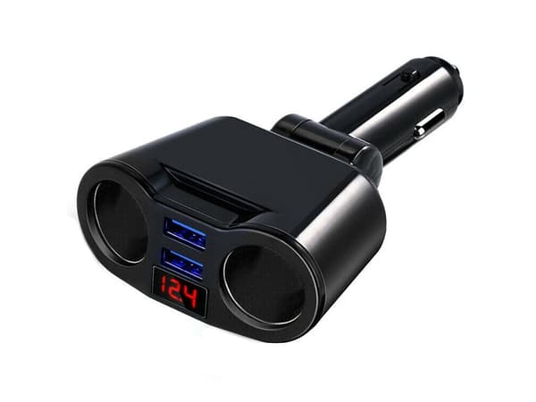 Biladapter / USB adapter til bilen - 12-24V