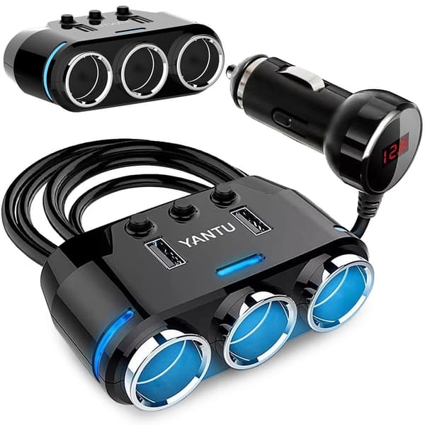 Biladapter / USB adapter till bilen - 12-24V