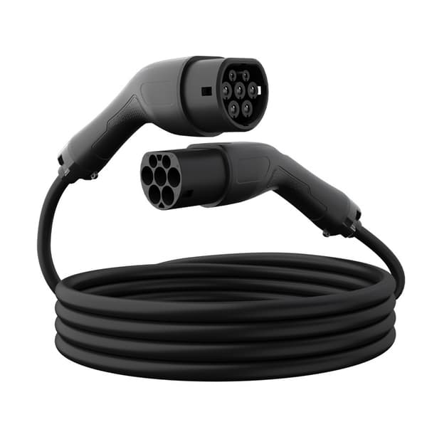 INF Tesla europeisk standardförlängningssladd - 3-fas 16A - 5 meter