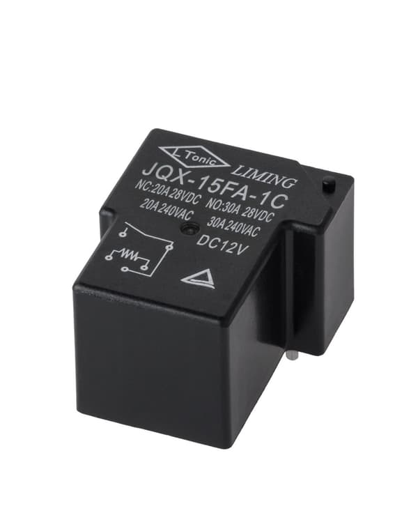 Relæ 30A/12V-JQX-15F