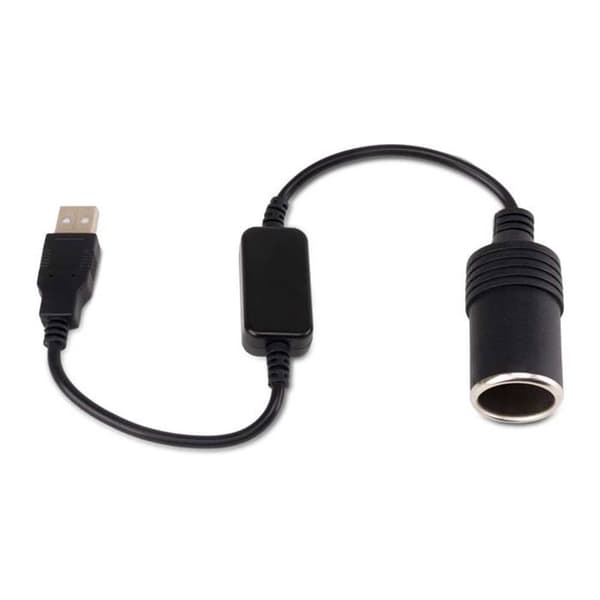 KONVERTERARE 5V USB-PLUGG / 12V 8W CIGARRTÄNDARE