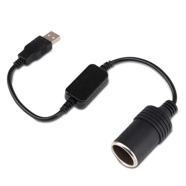 KONVERTERARE 5V USB-PLUGG / 12V 8W CIGARRTÄNDARE