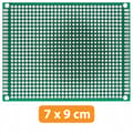Pikkukuva 2 / 5: Kaksipuolinen universaali prototyyppipiirilevy 70 x 90 mm (vihreä)