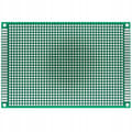Miniatyrbild 3 av 5: Dubbelsidig universell prototypkretskort 80 x 120 mm (grön)