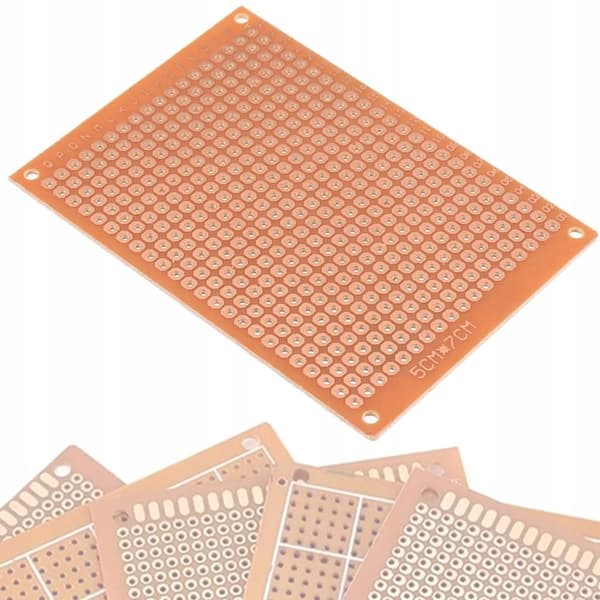 Enkeltsidet universal prototypeplade 50 x 70 mm