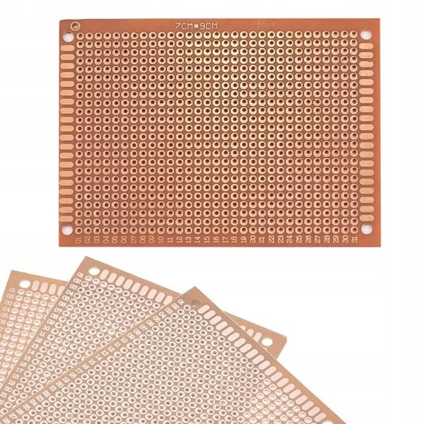 Enkeltsidet Universal Prototypeplade 70 x 90 mm
