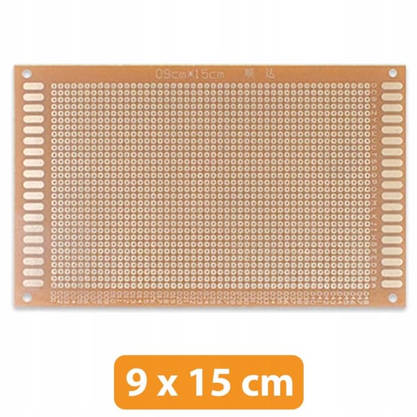 Enkeltsidet universal prototypeplade 90 x 150 mm