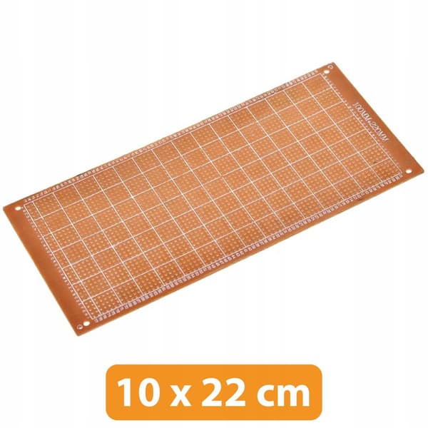 Enkeltsidet universal prototypeplade 100 x 220 mm