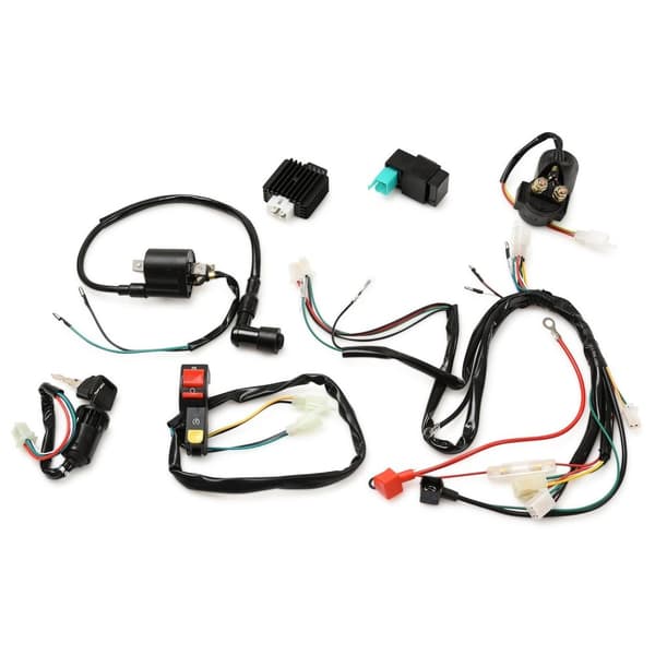 Elsystem med eldelar / elkomponenter Dirt bike & cross 50cc - 90cc, 125cc