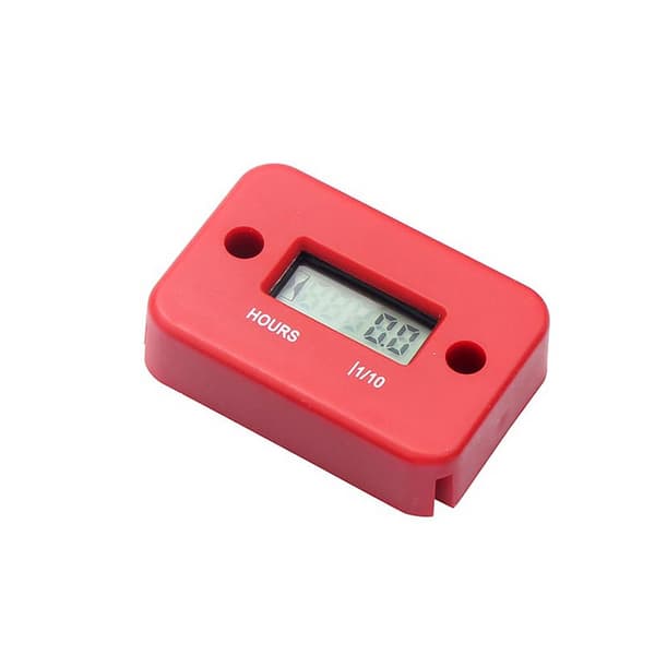 LCD timräknare, Cross / ATV motorcykel (Röd)