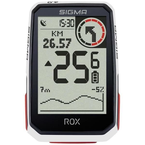 Sigma Rox 4.0 Gps hastighetsmätare - vit - TU