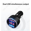 Miniatyrbild 4 av 4: TD® Dual USB Backlight Billaddare - Självlysande bilcigarettändarutladdare - Autotillbehör för USB-laddning