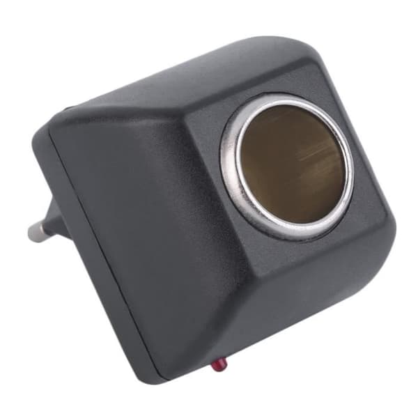 Adaptörkonverter - ZC400100 - 220V till 12V DC - EU-kontakt - Utström 1000mA - Svart