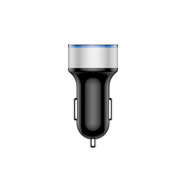 Cigarettändarladdare - DUO2762 - 3.1A - 2 USB-portar - LCD-skärm - Överspänningsskydd