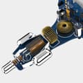 Miniatyrbild 4 av 4: Biladapter 5 V 3.1 A - Snabbladdning 3 USB-portar Ciguttändare Justerbar spänning