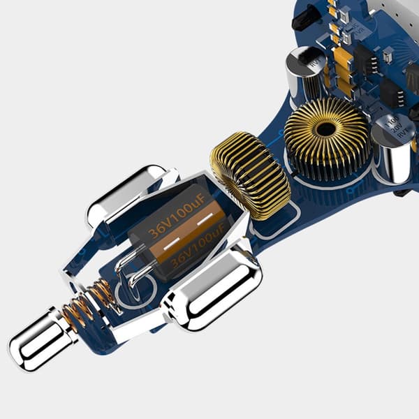 Biladapter 5 V 3.1 A - Snabbladdning 3 USB-portar Ciguttändare Justerbar spänning
