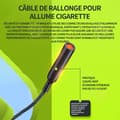 Miniatyrbild 3 av 4: C Cigarettändare 120w 8A USB cigarettändare för bil mobiltelefon blixt laddare 4in1 Cigarettändare datakabel
