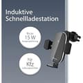Miniatyrbild 2 av 2: Trådlös laddningsstation - MEDIARANGE - Induktiv snabbladdning - Qi-kompatibel - 15W - Svart