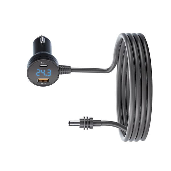 INF TR-69R Bil Cigaret Tænder Adapter med Digital Display